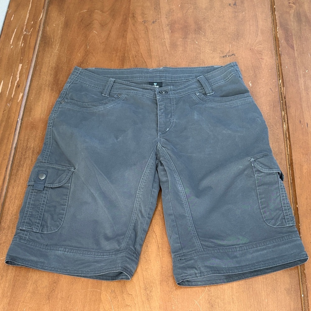 Kuhl Gray Cargo Shorts Size 8